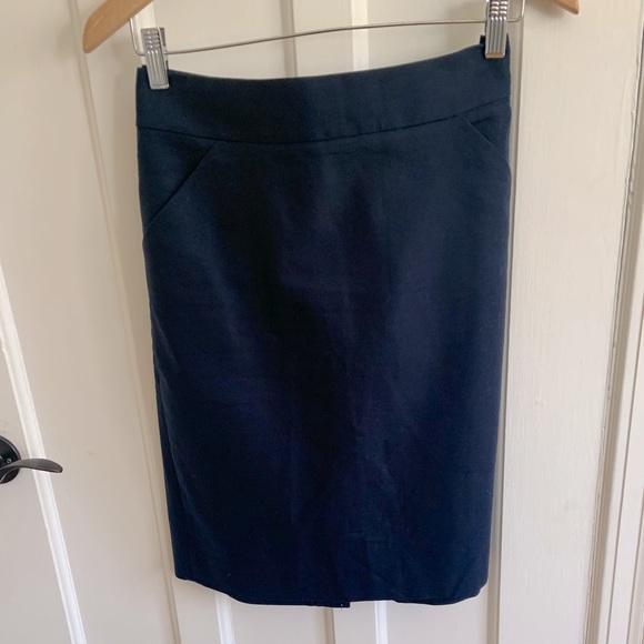J Crew Factory Cotton Pencil Skirt - Picture 1 of 7